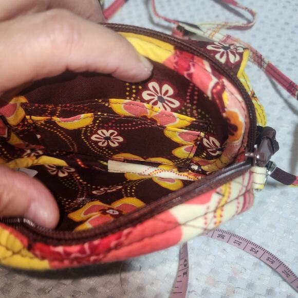 VERA BRADLEY GUC MINI QUILTED SADDLE BAG CROSSBODY BAG - Picture 6 of 11